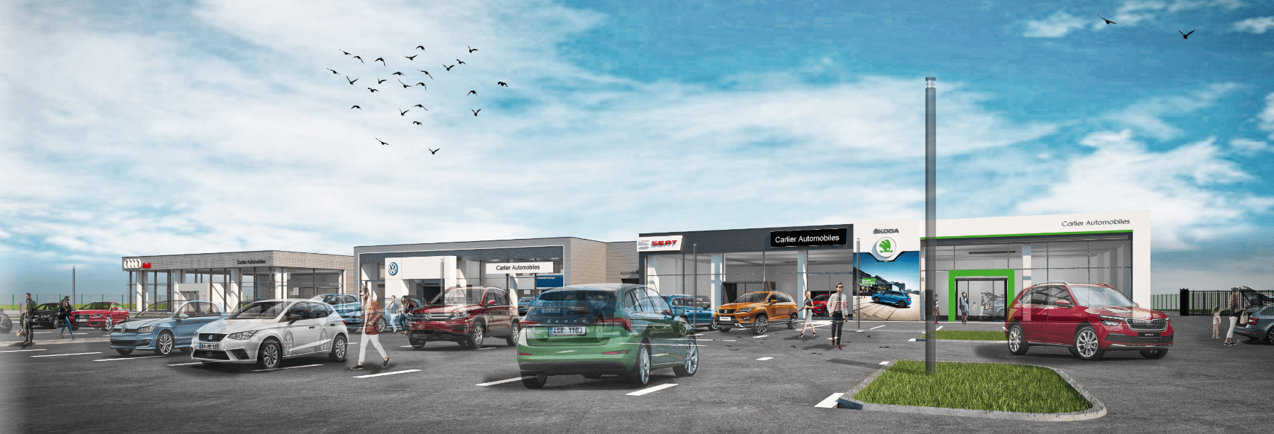 Votre nouvelle concession Carlier Automobiles à Dechy.